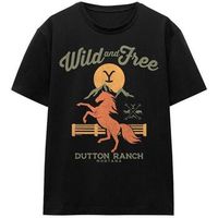 yellowstone tops y camisetas wild free para mujer
