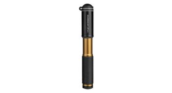 Bomba manual topeak racerocket hp  max 160 psi   11 bar  oro