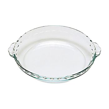 Molde tarta redondo con asas vidrio 26x23x5 cm