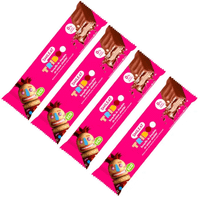 smileat triboo barrita rellena y recubierta de cacao eco 4x40 gr