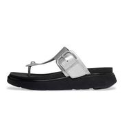 fitflop para mujer a2s-011 sandalias hebilla gen-ff de piel plateado 38 plata 1 a 3cm ninguno casual