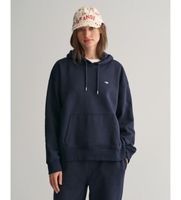 gant para mujer 4201413 sudadera con capucha shield marino l casual algodon