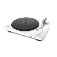 tocadiscos denon dp-450usb usb mp3wav traccion por correa con previo phono blanco