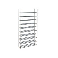 estante para zapatos soporte para zapatos alto metal entrada gris