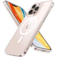 funda para movil torras diamond-mag transparente tpu magnetica para iphone 16 pro