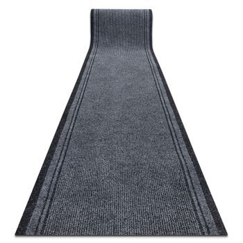 Felpudo Alfombra De Pasillo Con Refuerzo De Goma  Málaga Gris 2107 80 80x490 Cm