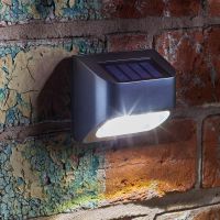 solar premier fence wall and post light 4 pack