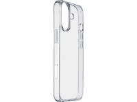 funda movil - cellularline apple iphone 16 plus tpu trasera transparente