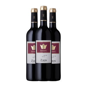 Zion Vino Tinto Estate Galilee 75 Cl (pack De 3 Unidades)