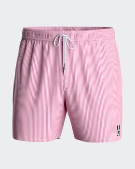 Short de baño a rayas