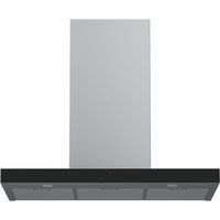 grundig gdk5774bb chimney cooker hood - stainless steel  black stainless steel
