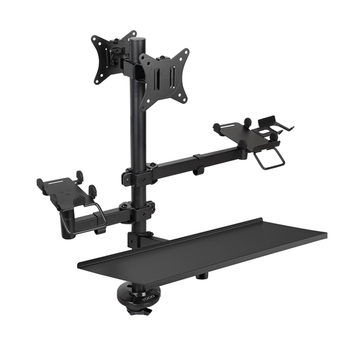 SOPORTE DE MESA TOOQ TQPM000 TPV IMPRESORA 2 PANTALLAS 17-32