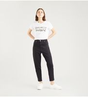 levis para mujer 26986-0006 jean tiro alto mom negro 2929 casual algodon denim elastano