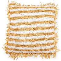 cojin estilo boho bali - funda y relleno - carissa crema