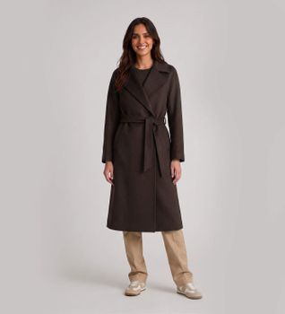 Weekend Max Mara para mujer. 2625016102650 Abrigo Wkdresina chocolate (42), Marrón, Casual, Lana