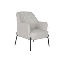 sillon poliester metal 65x73x795 beige