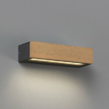 Aplique de exterior led lako madera (8w)