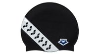gorro de bano arena icons team stripe negro