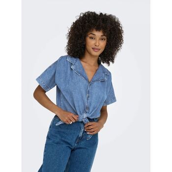Only Camisa 15359080 ONLPAULA S/S-MEDIUM BLUE para mujer