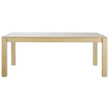 Mesa de comedor extensible de roble de 200 a 300 cm