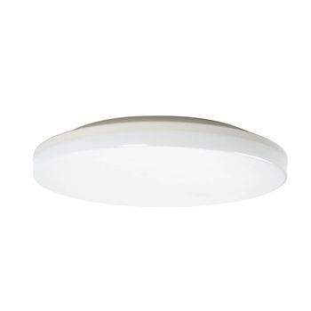 Lámpara de techo led de plástico blanco