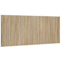 cabecero de cama madera contrachapada sonoma 200x15x80 cm vidaxl