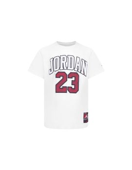 Camiseta Jordan Practice Flight Ss Niño Blanco
