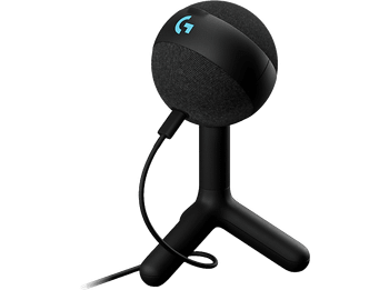 Micrófono - Logitech G Yeti Orb, Gaming, RGB Lightsync, Personalizable, USB, Windows-Mac, Cápsula de micrófono condensador, Negro