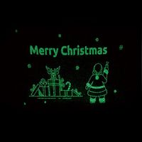 animated christmas laser light