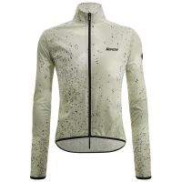 santini gravel fango pocketable windbreaker - m - grey