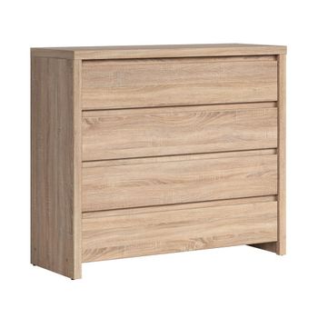 Cómoda 4 cajones tableros de aglomerado laminados madera