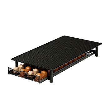 Almacenamiento De Cápsulas Nespresso: Capacidad Para 40 Cápsulas Black