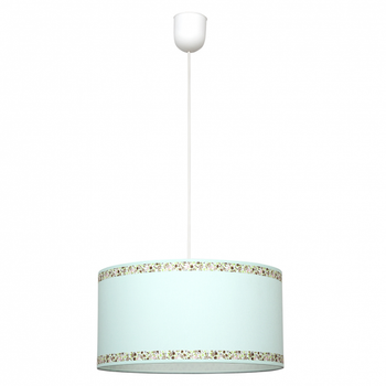 Colgante cenefa verde agua 1xe27 regx35d