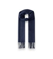 hackett london para hombre hm0400108 bufanda solid patch cash marino osfa casual clasico cachemir