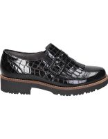 mocasines de piel con tacon para mujer pitillos 10772 negro 37
