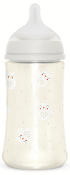 Suavinex Bonhomia Biberón Flujo Medio Beige 270 ml