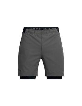 Pantalones Under Armour Vanish Woven 2in1 Gris/Negro