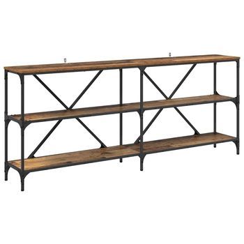 Mesa Consola | Mesa De Entrada Madera Vieja 180 X 30 X 75 Cm Madera De Ingeniería