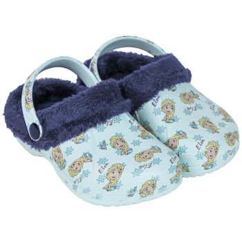 Disney Pantuflas Zapatillas de Casa Zueco de Borreguillo Niña para niña