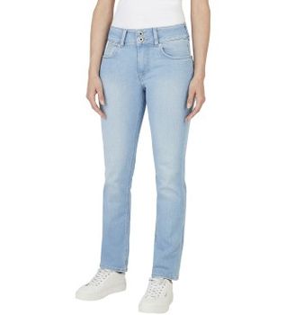 Pepe Jeans para mujer. PL204735NC4 Jeans en fit slim Gen azul (29/32), Casual, Algodón, Denim, Sostenible
