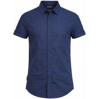 norlund camisa manga corta cran linnen shirt para hombre