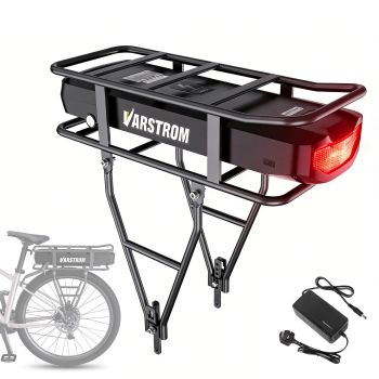 [EU Direct] VARSTROM 36V 20.8AH 748,8Wh Batería de bicicleta eléctrica de portaequipajes trasero 2600mAh Batería 18650 c