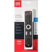 one for all evolve 4 urc7145 universal remote control red