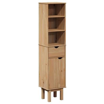 Mueble De Baño Otta Madera Maciza De Pino 35x30x159 Cm Vidaxl
