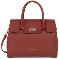 lancaster bolso de mano bolso de mano con solapa y cierre m milano cosmos carmin para mujer