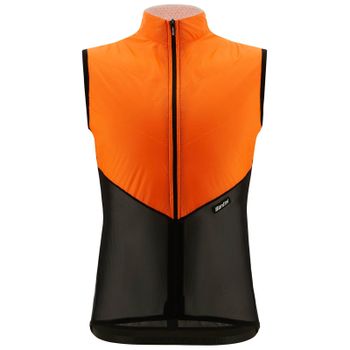 Santini Redux Light Wind Gilet - S - Flashy Orange