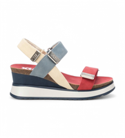 xti para mujer 14282203-navy sandalias 142822 multicolor 39 5 a 8cm velcro casual