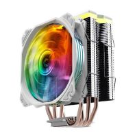 nfortec centaurus x 4pipes argb ventilador cpu 120mm blanco