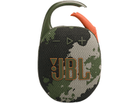 altavoz inalambrico - jbl clip 5 7 w bluetooth 12 h autonomia resistente al agua ip67 auracast camuflaje