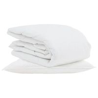 edredon  duvet de verano con almohada 2 piezas pluma de pato